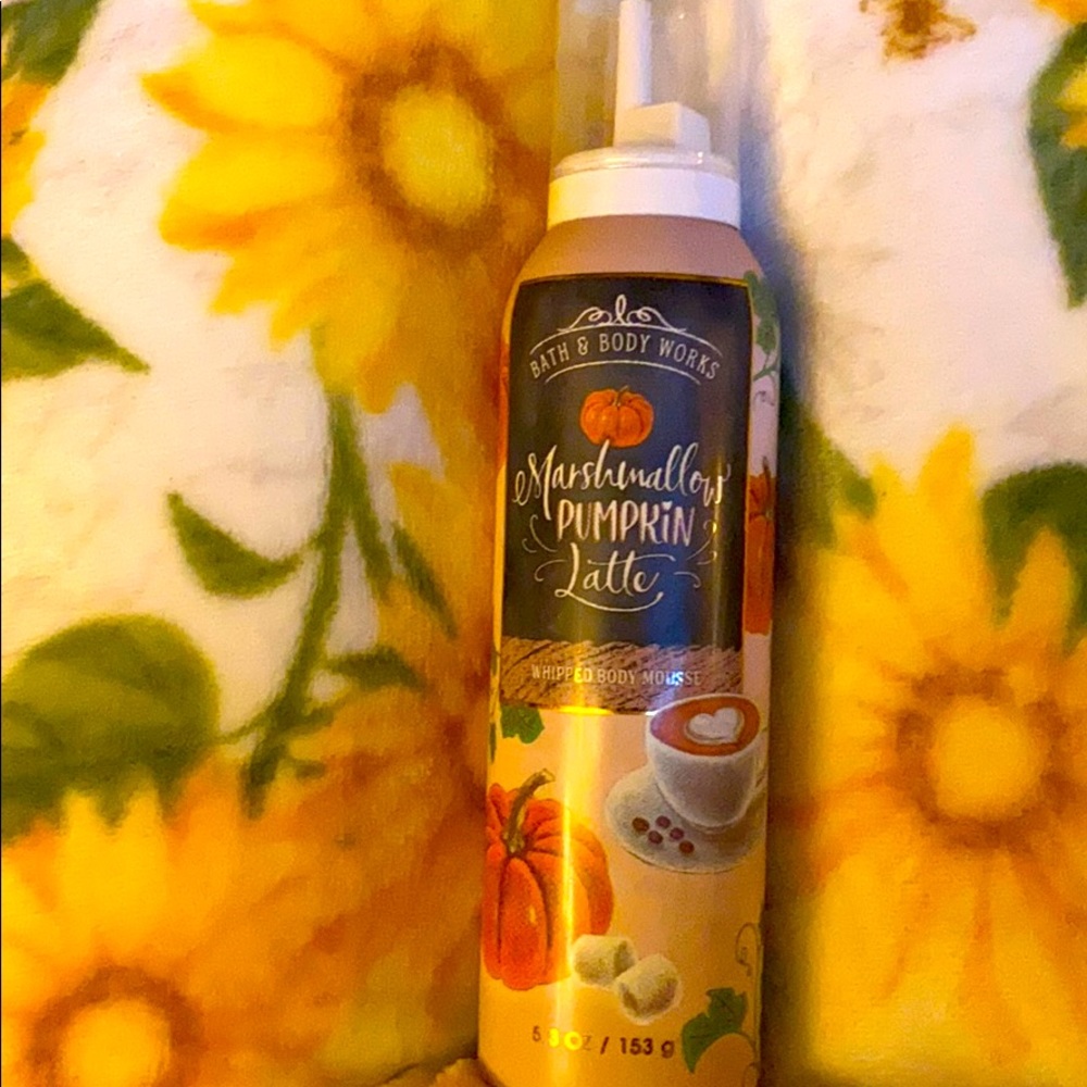 Bath & Body Works whipped body mousse.